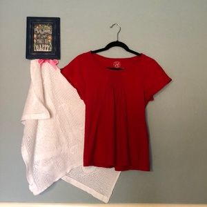 Chaus Organic red tee
